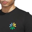 Camiseta Masculina Adidas Skateboarding Pinwheel Trefoil Black Crew Yellow-JW7672- -4-